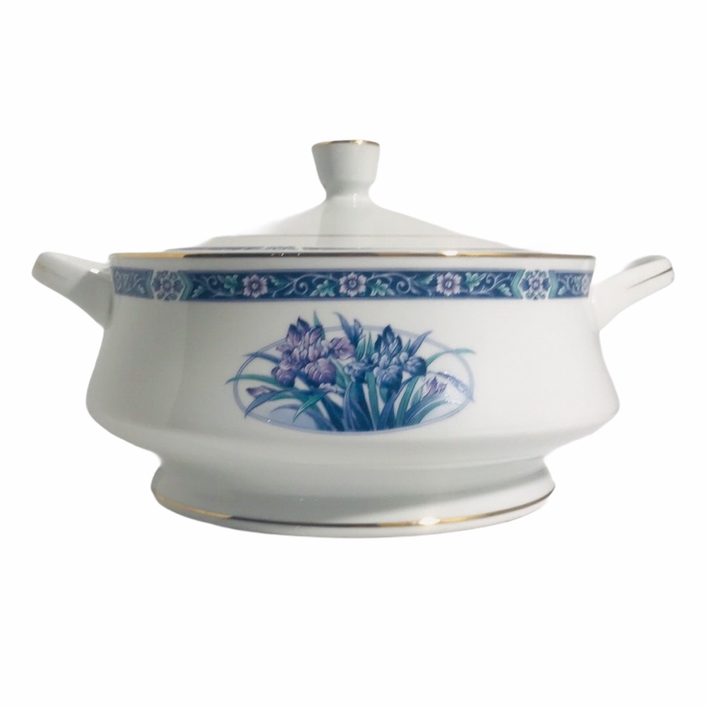 SEIZAN Fine China Soup Tureen Covered Bowl Server